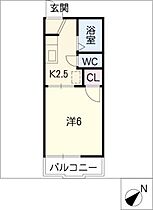 スカイピア上地Ｃ棟  ｜ 愛知県岡崎市上地3丁目（賃貸アパート1K・1階・21.00㎡） その2