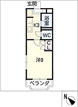 グランディール  ｜ 愛知県豊川市本野ケ原2丁目（賃貸マンション1K・2階・24.84㎡） その2