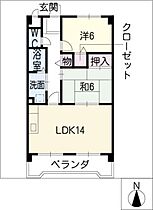 桜ハイツ平川  ｜ 愛知県豊橋市平川本町2丁目（賃貸マンション2LDK・4階・59.28㎡） その2