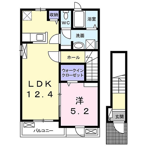 葵館 201｜愛知県豊橋市一色町字一色上(賃貸アパート1LDK・2階・46.54㎡)の写真 その18