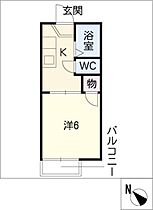 サンライフ西中山  ｜ 愛知県豊橋市橋良町字西中山（賃貸アパート1K・2階・21.10㎡） その2