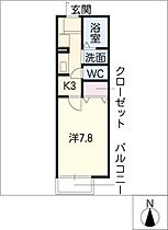 シェノワ  ｜ 愛知県一宮市花池4丁目（賃貸アパート1K・2階・25.00㎡） その2