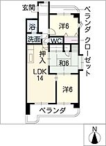 グランドール水附  ｜ 愛知県一宮市相生1丁目（賃貸マンション3LDK・5階・71.12㎡） その2