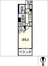 シャーメゾン神山  ｜ 愛知県一宮市神山1丁目（賃貸マンション1K・3階・30.81㎡） その2