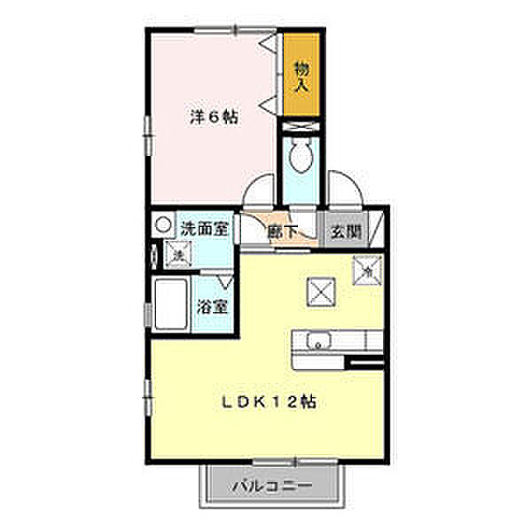 メルシー寿・幸　A 102｜愛知県稲沢市国府宮1丁目(賃貸アパート1LDK・1階・41.20㎡)の写真 その9