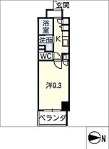 プレーヌ駅前  ｜ 愛知県稲沢市駅前1丁目（賃貸マンション1K・2階・31.16㎡） その2