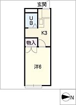 ハイツ・ヤマサ  ｜ 愛知県稲沢市長野2丁目（賃貸アパート1K・1階・20.50㎡） その2