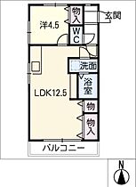 プチハウス石原  ｜ 愛知県稲沢市祖父江町祖父江居中（賃貸アパート1LDK・2階・40.40㎡） その2