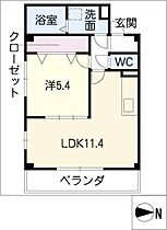 Ｃｏｑ　Ｇａｓｓｅａｕ  ｜ 愛知県稲沢市松下1丁目（賃貸マンション1LDK・4階・40.30㎡） その2