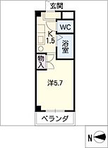 アンジェリーク188  ｜ 愛知県稲沢市大塚北1丁目（賃貸マンション1K・1階・18.90㎡） その2