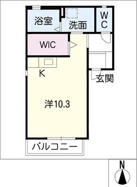 サルバトーレＫＡＮＩＥ ｜愛知県海部郡蟹江町本町9丁目(賃貸アパート1R・1階・30.25㎡)の写真 その2