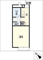 フローラ  ｜ 愛知県あま市七宝町川部登り前（賃貸アパート1K・1階・19.87㎡） その2