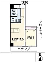 ＳＫ’ＢＵＩＬＤＩＮＧ－8  ｜ 愛知県愛西市日置町山の池（賃貸マンション1LDK・8階・39.52㎡） その2