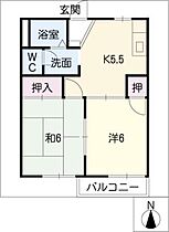 グリーンビラ92  ｜ 愛知県津島市唐臼町当理（賃貸アパート2K・2階・38.83㎡） その2