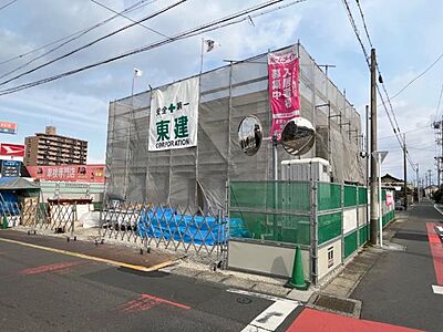 外観：建築現場