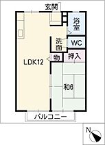 サンシティ大野  ｜ 愛知県江南市前飛保町西町（賃貸アパート1LDK・2階・40.90㎡） その2