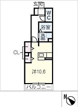 プラムフィールド東野町  ｜ 愛知県春日井市東野町4丁目（賃貸アパート1R・1階・32.05㎡） その2