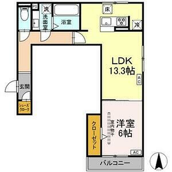 仮)D-room柏原町一丁目PJ 101｜愛知県春日井市柏原町1丁目(賃貸アパート1LDK・1階・49.73㎡)の写真 その2