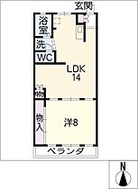 ジードルンク  ｜ 愛知県春日井市鳥居松町2丁目（賃貸マンション1LDK・4階・44.75㎡） その2