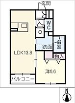 シャルム　ジューク  ｜ 愛知県春日井市浅山町3丁目（賃貸アパート1LDK・1階・48.30㎡） その2