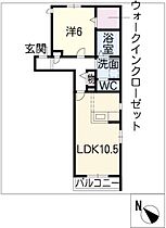 フレシール  ｜ 愛知県春日井市八田町8丁目（賃貸マンション1LDK・1階・45.13㎡） その2