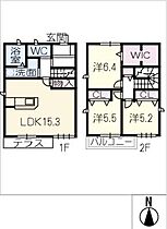 仮)JA春日井市高蔵寺町　Ａ棟  ｜ 愛知県春日井市高蔵寺町5丁目（賃貸一戸建3LDK・2階・85.50㎡） その2