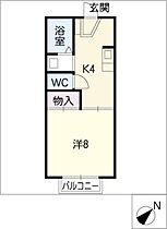 コートビレッジ小木田  ｜ 愛知県春日井市小木田町（賃貸アパート1K・2階・30.03㎡） その2