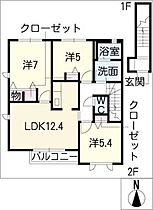 Ｖｉｌｌａ　Ｍ　Ａ棟  ｜ 愛知県春日井市押沢台7丁目（賃貸アパート3LDK・2階・70.01㎡） その2