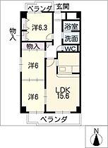 ＣＯＳＭＯＳ  ｜ 愛知県春日井市角崎町（賃貸マンション3LDK・3階・75.73㎡） その2