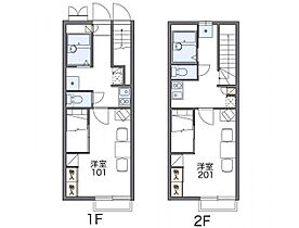 レオパレスセラヴィ町屋 108 ｜ 愛知県春日井市田楽町字鳥居先1579-1（賃貸アパート1K・1階・23.71㎡） その2