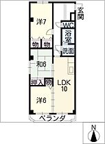 プリミエール長谷川  ｜ 愛知県春日井市松河戸町（賃貸マンション3LDK・4階・65.50㎡） その2