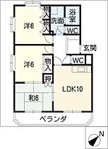 サンハイツ如意申  ｜ 愛知県春日井市如意申町8丁目（賃貸マンション3LDK・2階・67.41㎡） その2