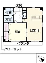 Ｋ・ドミール50  ｜ 愛知県春日井市妙慶町3丁目（賃貸マンション1LDK・3階・48.24㎡） その2