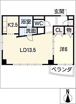 コンフォールエムズ  ｜ 愛知県春日井市勝川町1丁目（賃貸マンション1LDK・4階・51.00㎡） その2