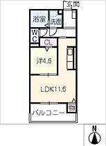 シャノワール  ｜ 愛知県春日井市西本町3丁目（賃貸アパート1LDK・2階・42.56㎡） その2