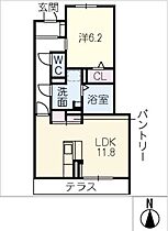 シャノワール  ｜ 愛知県春日井市西本町3丁目（賃貸アパート1LDK・1階・47.85㎡） その2