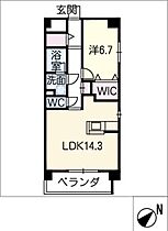 ＬＯＲＯＳ6  ｜ 愛知県東海市東海町3丁目（賃貸マンション1LDK・1階・51.60㎡） その2