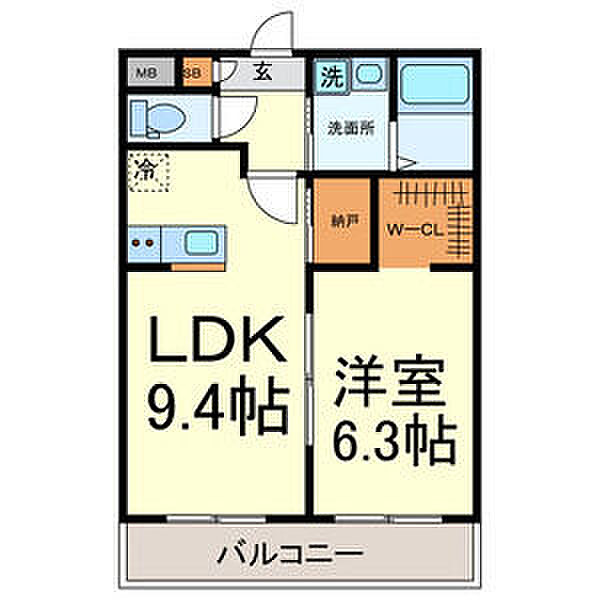 A・City常滑原松 307｜愛知県常滑市原松町1丁目(賃貸マンション1LDK・3階・40.42㎡)の写真 その14