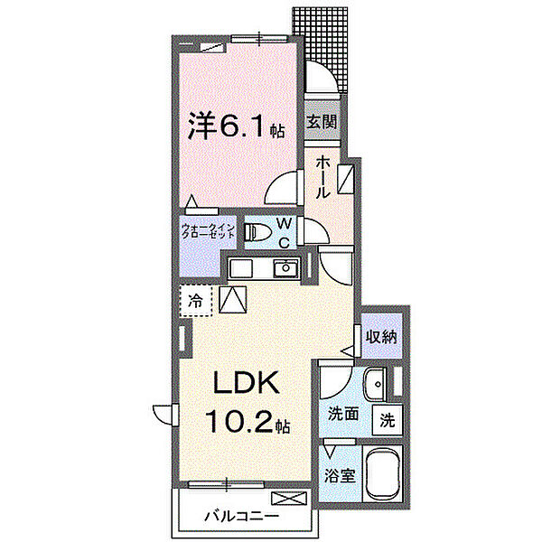 ネオ　エルブ　III 103｜愛知県常滑市虹の丘3丁目(賃貸アパート1LDK・1階・41.02㎡)の写真 その16