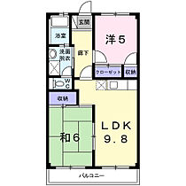 ファミールツヅキ 203 ｜ 愛知県知多市大草字西畑112番地1（賃貸アパート2LDK・2階・46.80㎡） その2