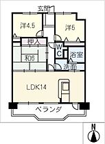 ユーハウス新舞子　203号室  ｜ 愛知県知多市新舞子東町2丁目（賃貸マンション3LDK・2階・67.48㎡） その2