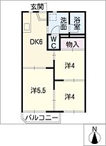 タウン66　Ｃ棟  ｜ 愛知県半田市岩滑中町3丁目（賃貸アパート3DK・2階・40.00㎡） その2