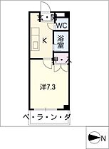 ハイツ竹長  ｜ 愛知県半田市柊町1丁目（賃貸マンション1K・3階・25.00㎡） その2