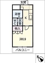 スクエア  ｜ 愛知県半田市宮本町2丁目（賃貸アパート1K・1階・24.84㎡） その2