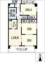 グロリアスＳＴ  ｜ 三重県桑名市大字東方（賃貸マンション3LDK・3階・65.30㎡） その2