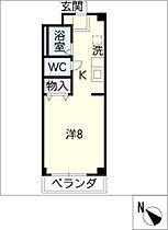 ロイヤル富州  ｜ 三重県四日市市富州原町（賃貸マンション1K・3階・25.20㎡） その2