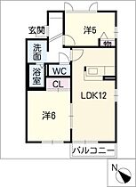 エクセルヤマナカＤ棟  ｜ 三重県四日市市富田2丁目（賃貸アパート2LDK・2階・51.42㎡） その2