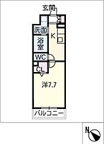 エスポワール白須賀  ｜ 三重県四日市市白須賀1丁目（賃貸アパート1K・1階・28.48㎡） その2