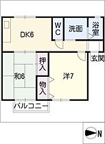 クレールセゾン　Ｂ棟  ｜ 三重県四日市市日永1丁目（賃貸アパート2DK・2階・47.80㎡） その2