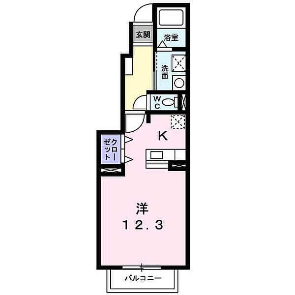 アムール一本木II 102｜三重県四日市市大字末永(賃貸アパート1K・1階・33.15㎡)の写真 その2